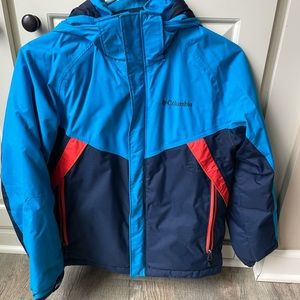 EUC Columbia winter ski Omni-tech jacket boy 10-12